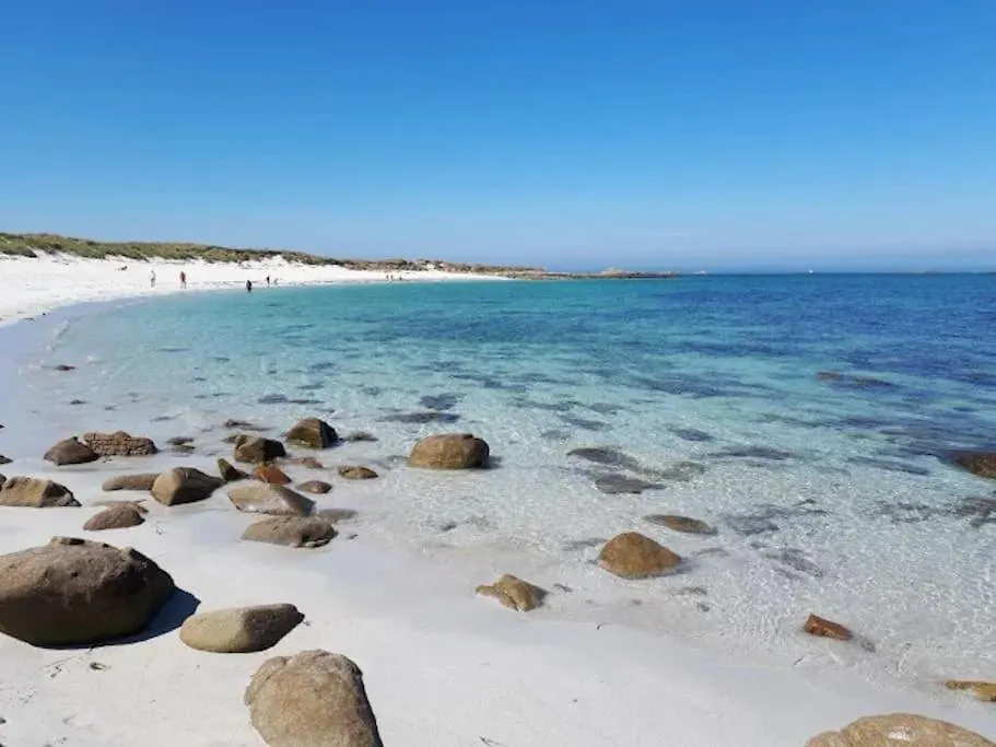 Nyaraló Maison Neo Bretonne Renovee A 2Mn A Pied D'Une Jolie Plage Plouguerneau